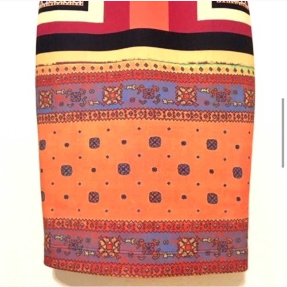 Clover Canyon Cane Scarf Neoprene Scuba Mini Dress - Picture 6 of 8